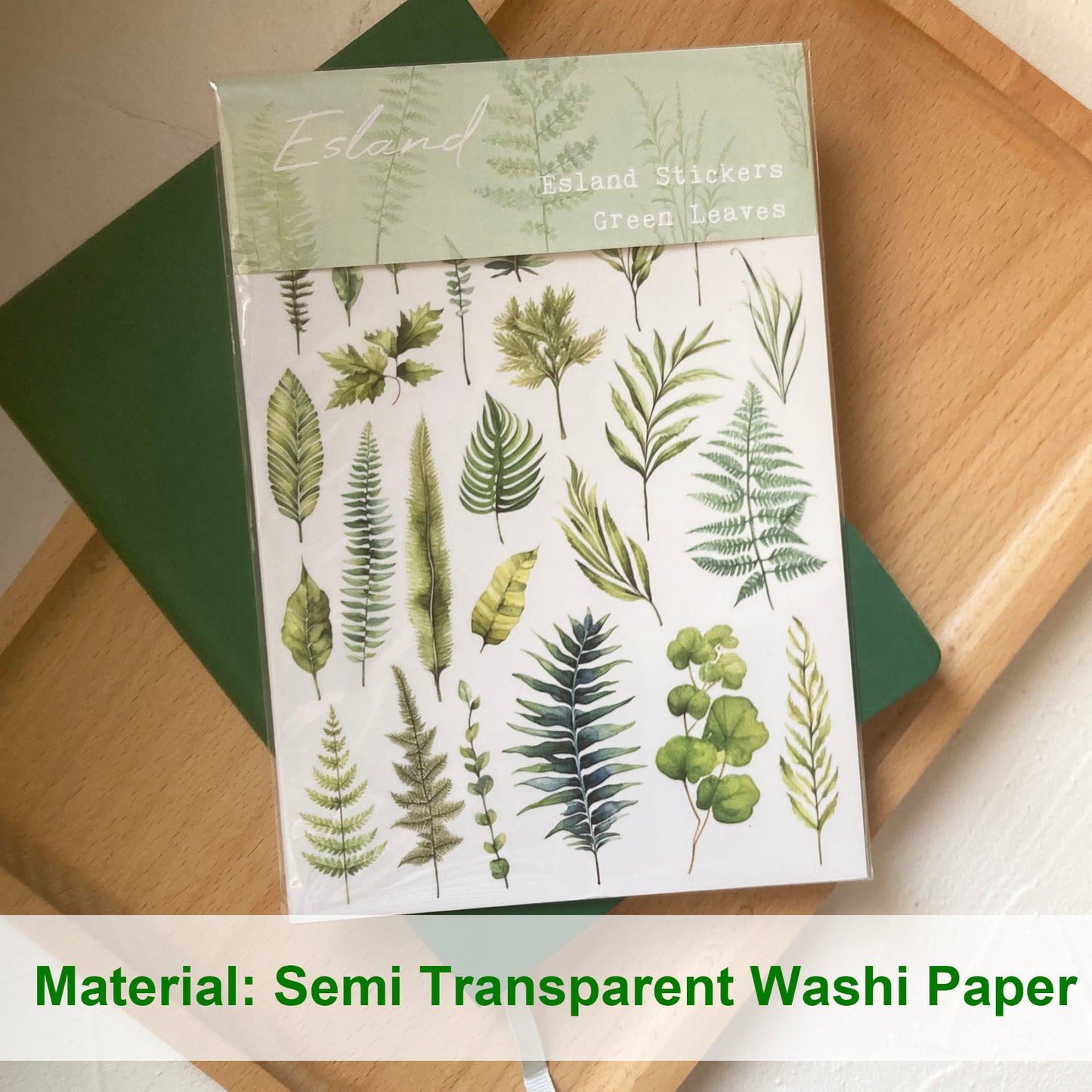 Greenery Leaves Planner Stickers Adhesive Aesthetic Botanicals Plants Stickers for Calendar Scrapbooking Embellishment DIY Art Crafts Journaling Accessories for Planners and Nature Lovers