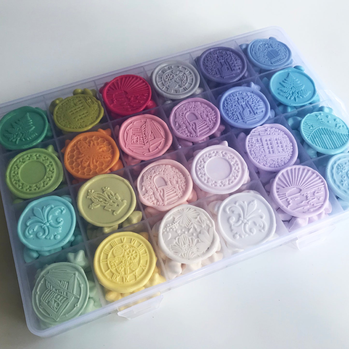 Sealing Wax Beads Kit - 24 colors, star shape wax beads