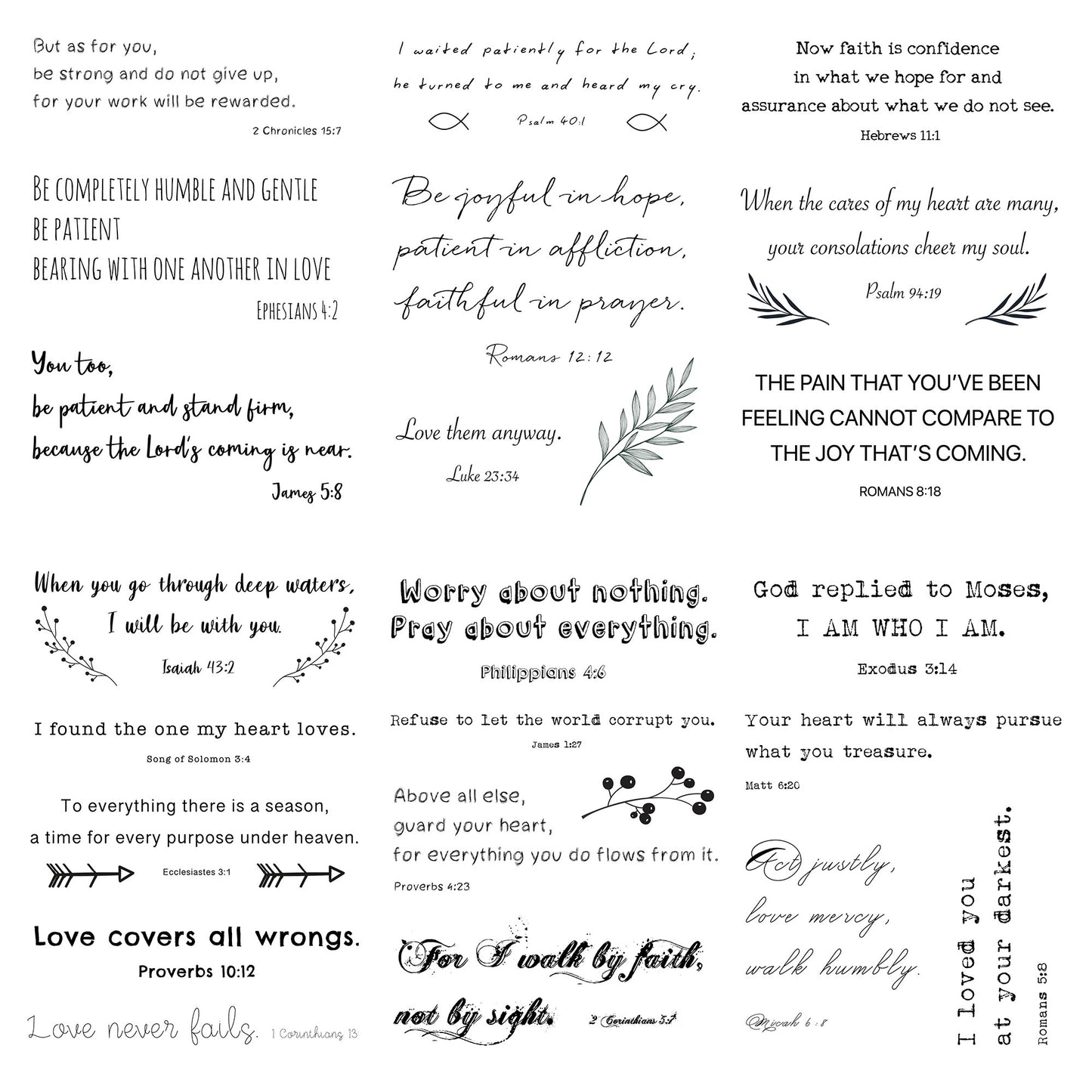 cursive words quotes bible verses christian scripture tattoos realistic temporary tattoos for women fake small tattoos ideas trendy stuff