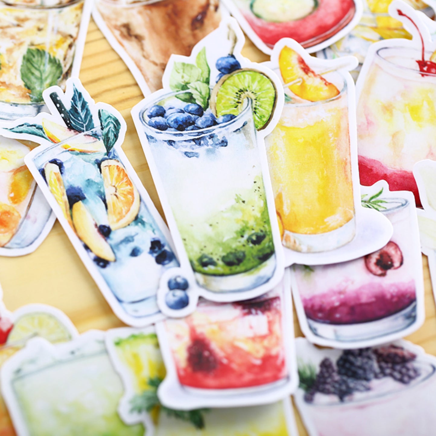 Summer Drinks Cocktail Stickers