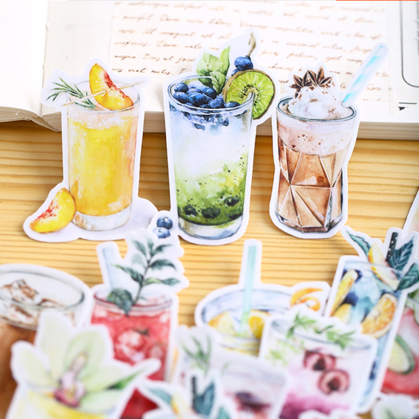 Summer Drinks Cocktail Stickers