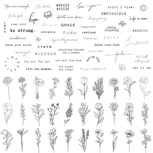 realistic temporary tattoo ideas for women small tiny tattoo designs minimal flowers women tattoos removable customize letters tattoos