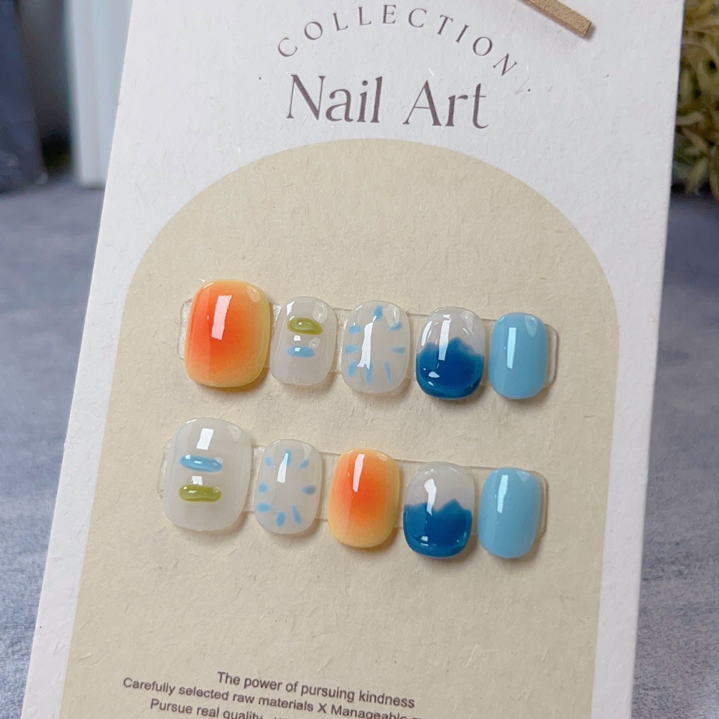 Hand Made Reusable Press on Nails