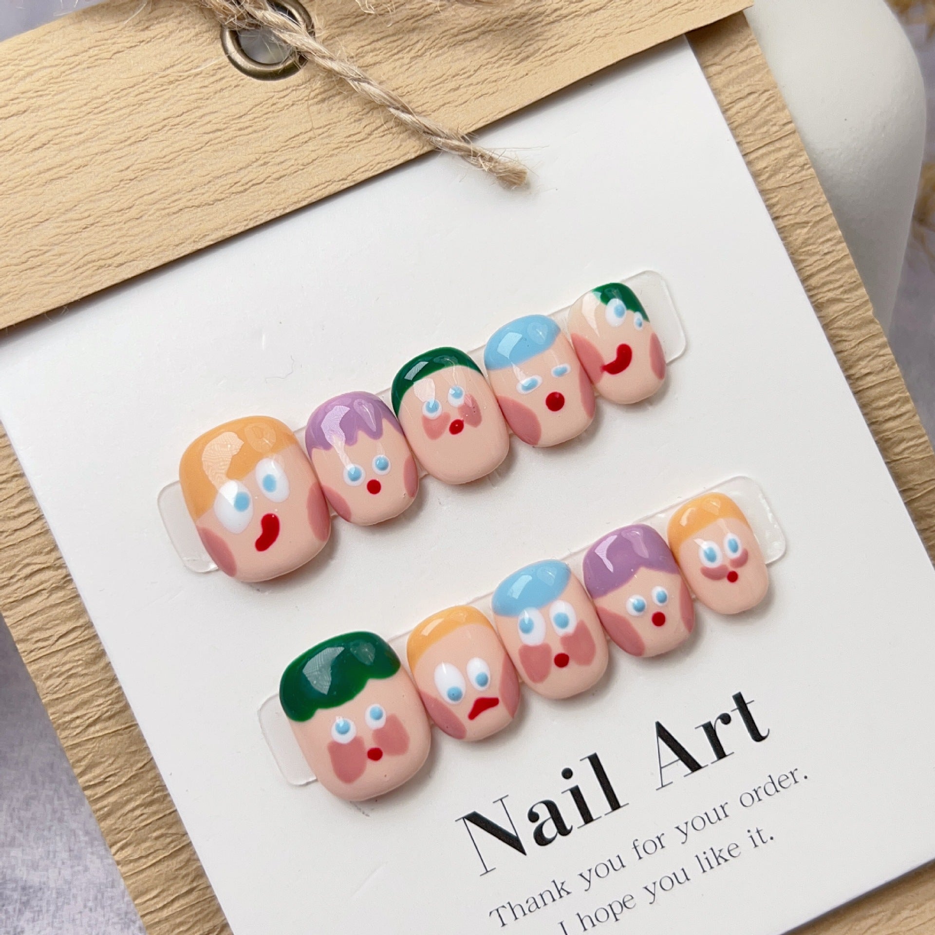 Hand Made Reusable Press on Nails