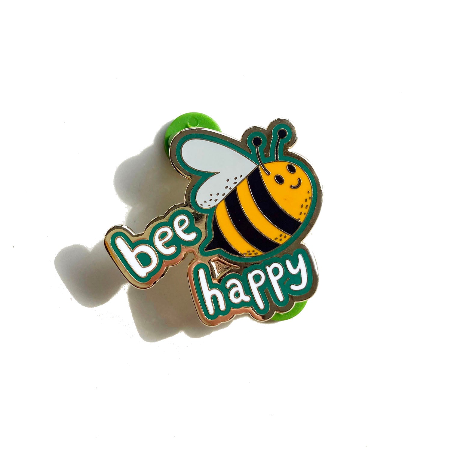 Bee Happy Enamel Pin