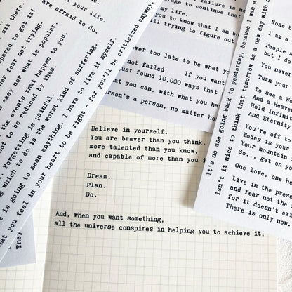 inspirational quotes scritpures stickers scrapbooking bullet journal decorations stickers vintage vibe